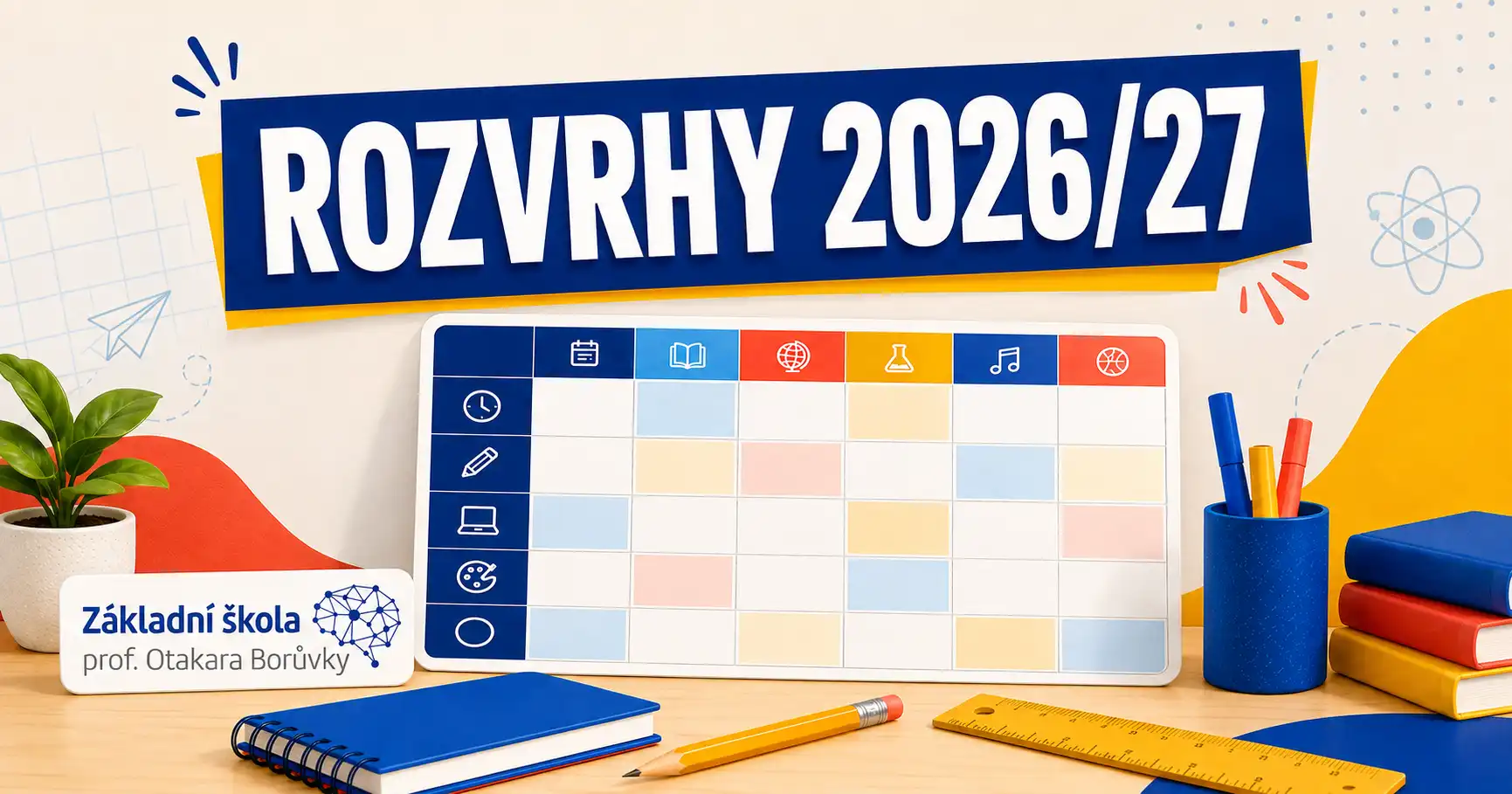 Rozvrhy hodin 2026/2027