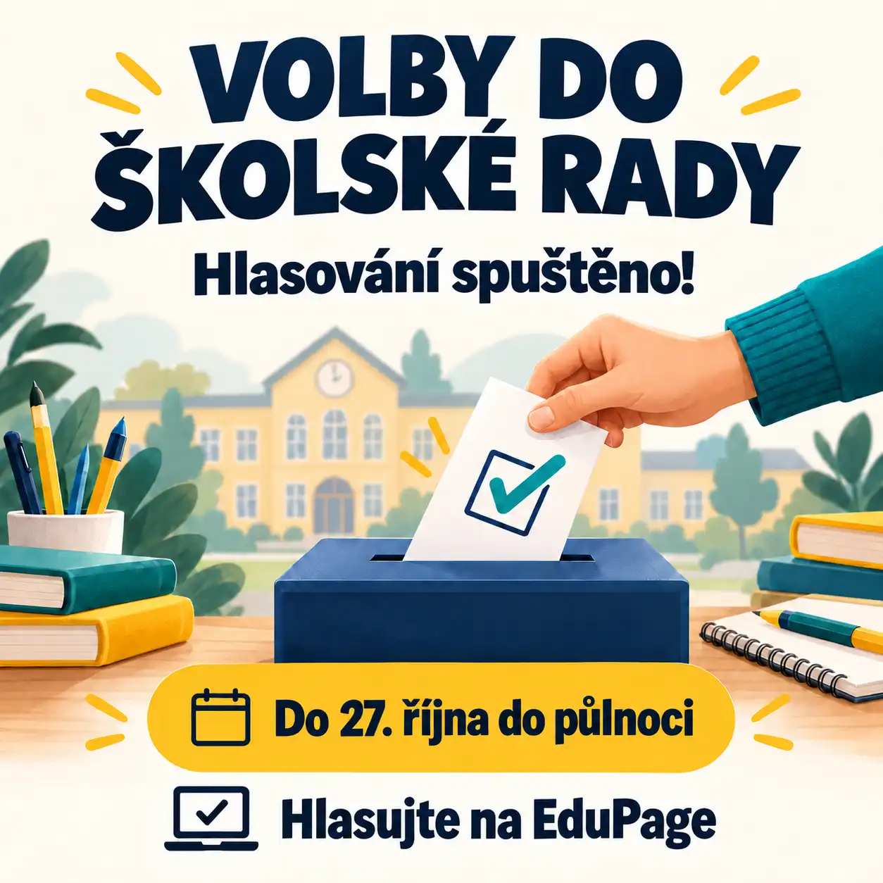HLASOVÁNÍ SPUŠTĚNO