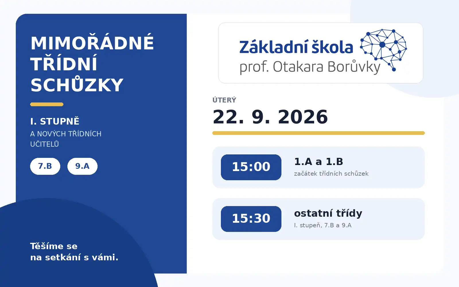 Třídní schůzky